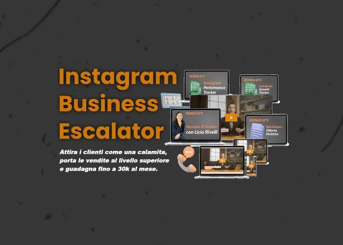 [SCARICA] Instagram Business Escalator / Gabriele Venturini
