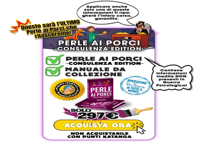 [SCARICA] Perle ai porci consulenza edition / Big Luca