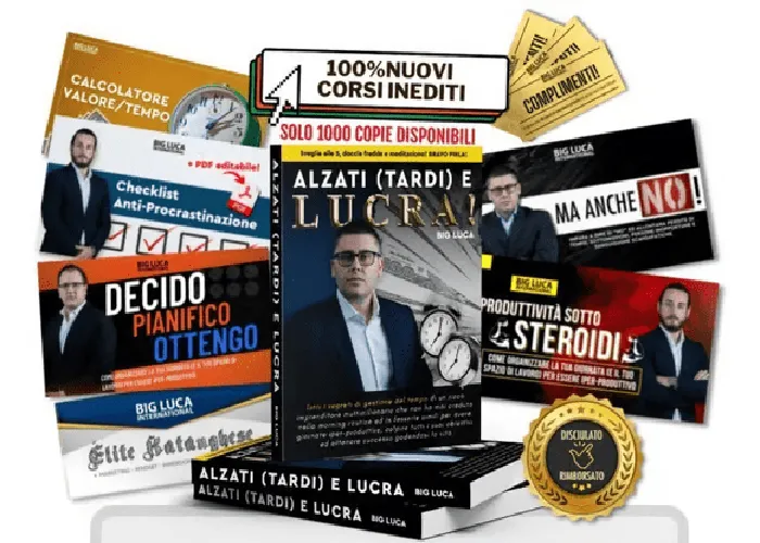 [SCARICA] Alzati e lucra + Cambiamento a comando + Cambiamento istantaneo + Meccanismo anti–sabotaggio / Big Luca